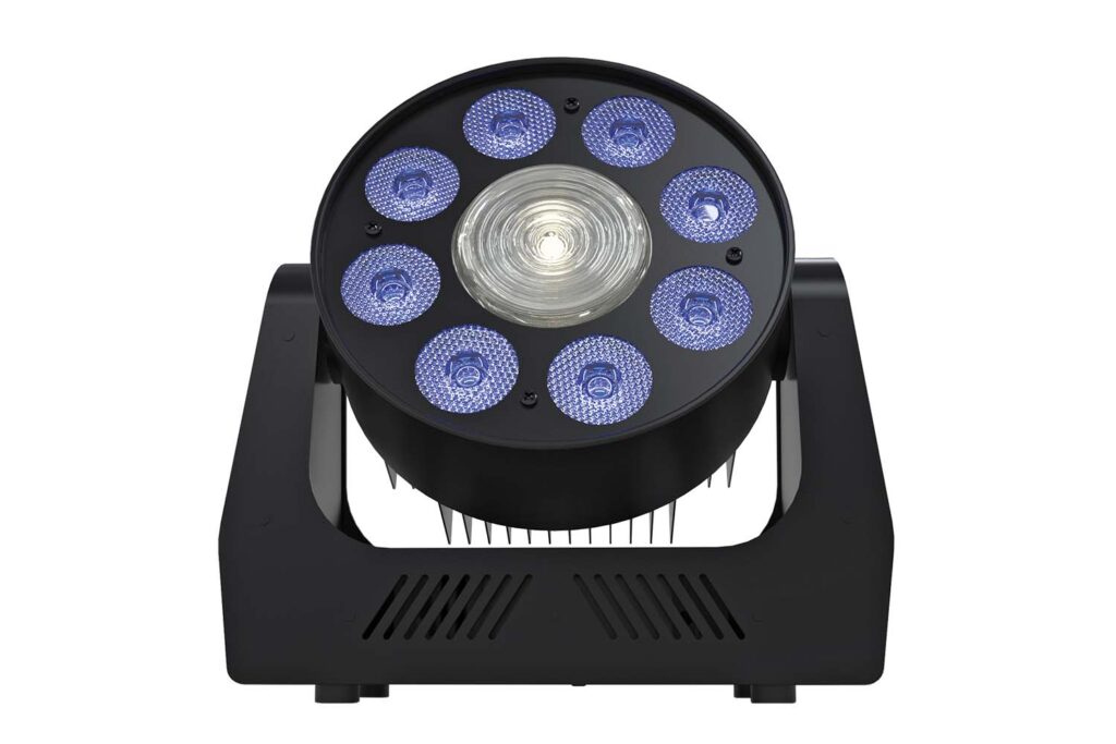 Theatre and stage lighting fixture with rgb and white led