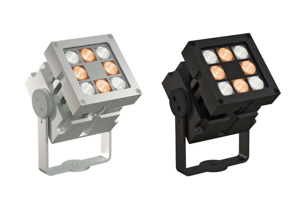 architectural lighting fixture with tunable white led modules