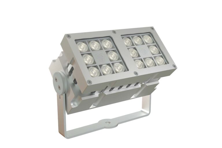 Configurable architectural lighting fixture in aluminium