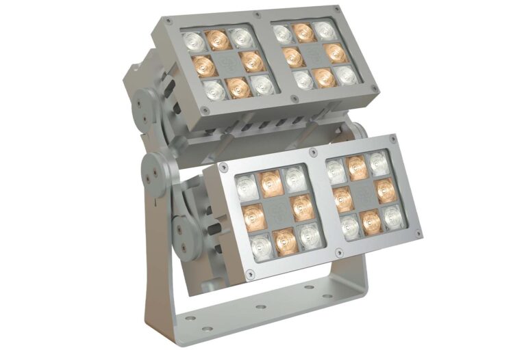 architectural lighting fixture with tunable white led modules